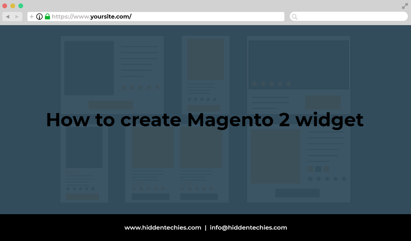 How to create Magento 2 widget - HiddenTechies