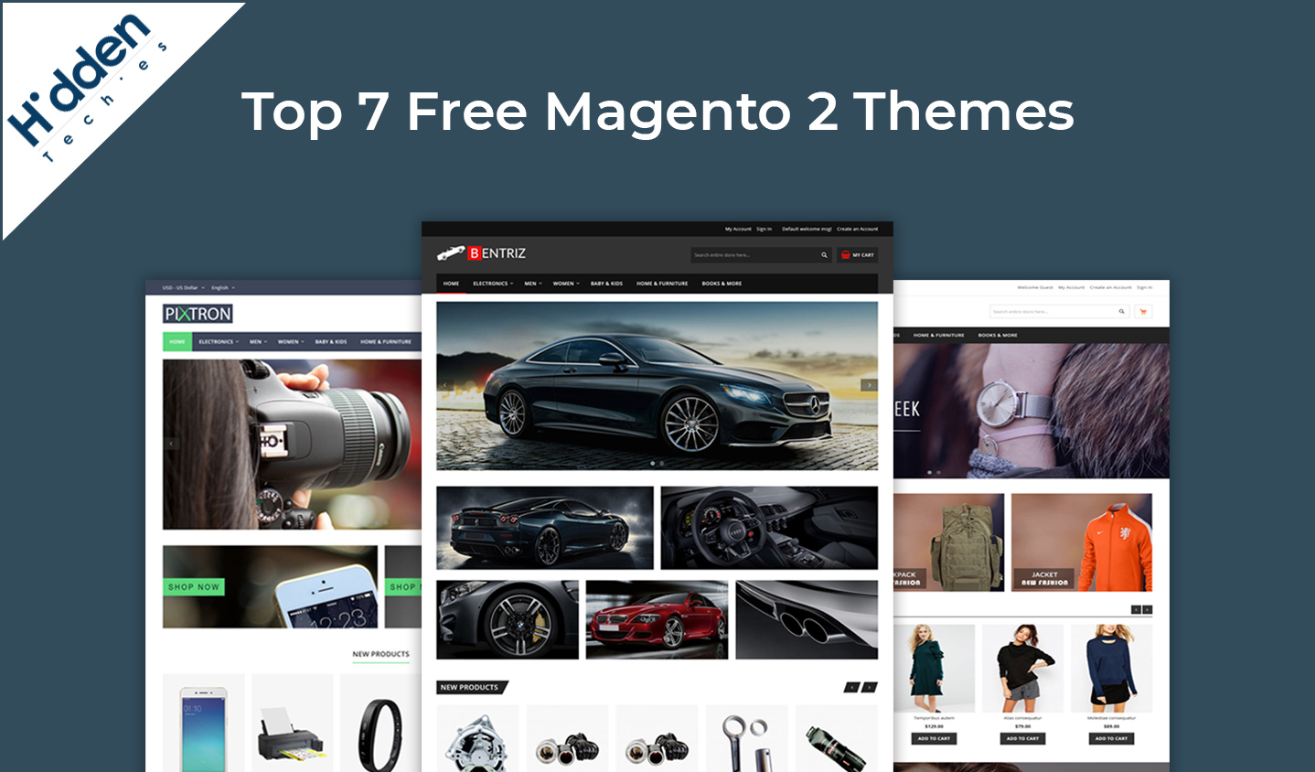 Top free magento themes HiddenTechies