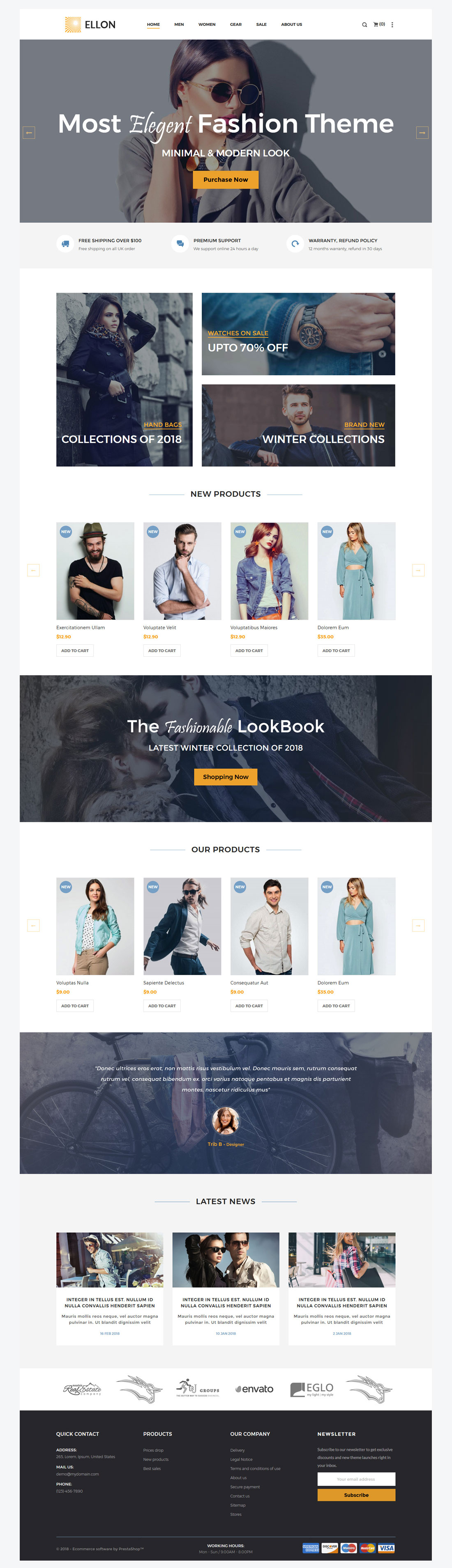 Ellon Prestashop 1.7 Theme