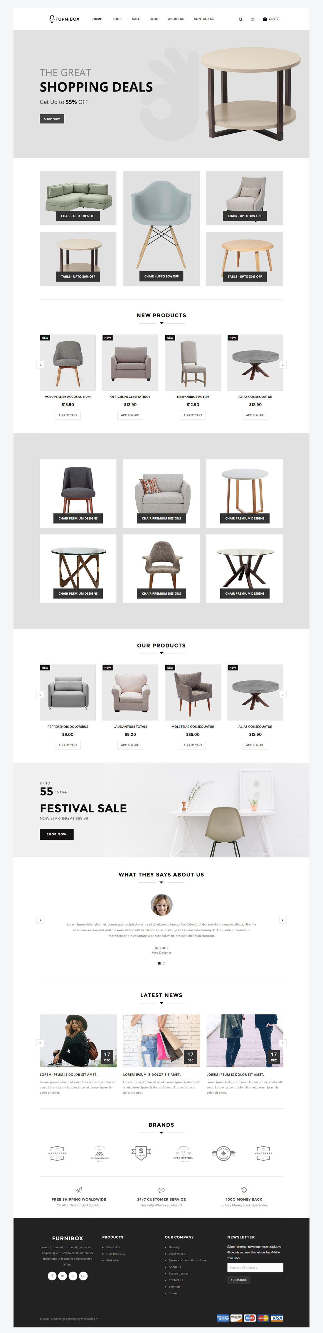 Furnibox Prestashop 1.7 Theme