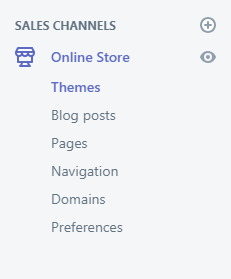 Shopify Sales Channel
