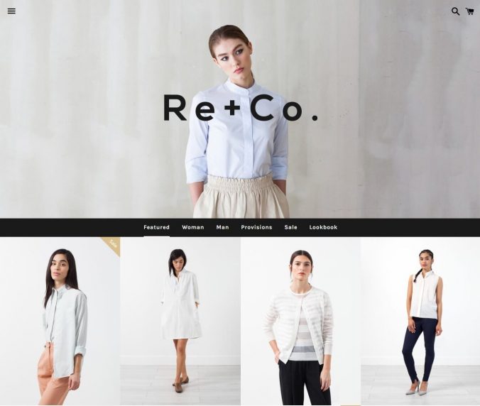 Shopify Theme re + co