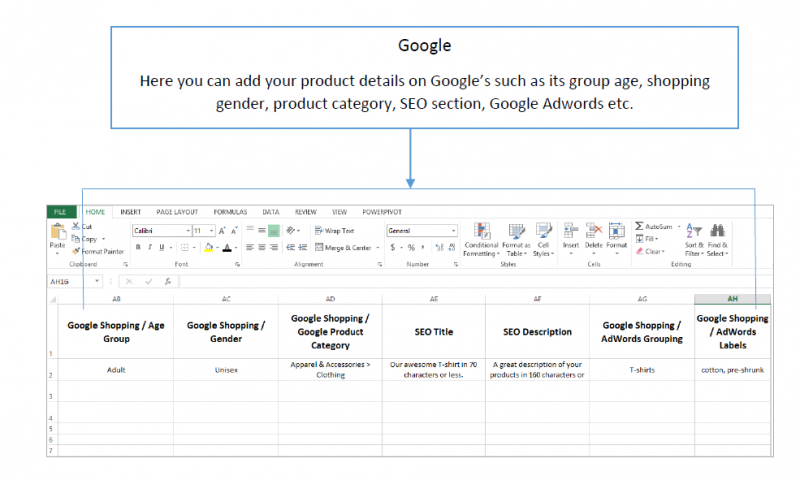 shopify csv