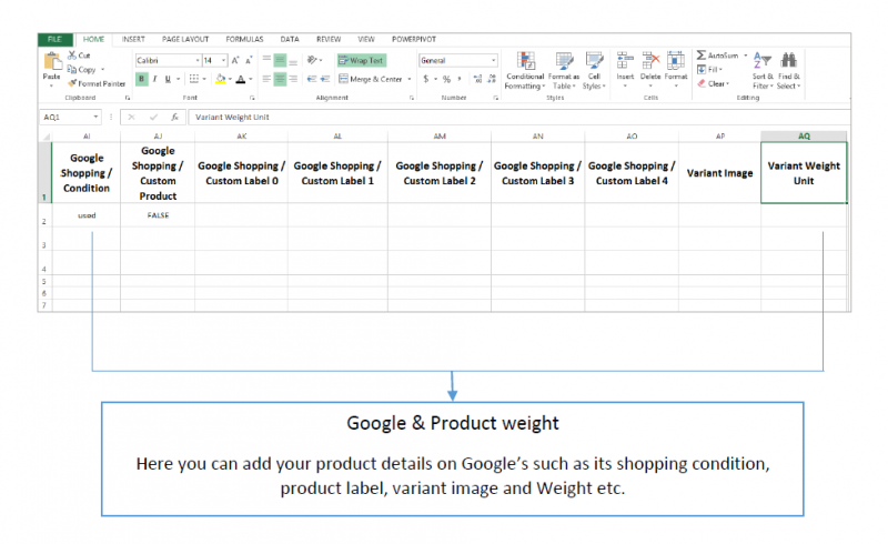 shopify csv