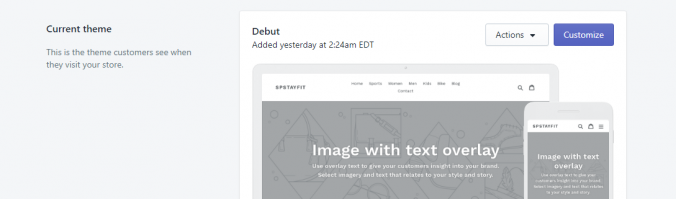 Current Theme