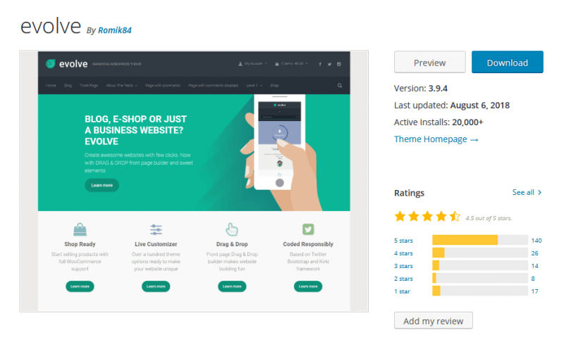 evolve-wordpress-theme