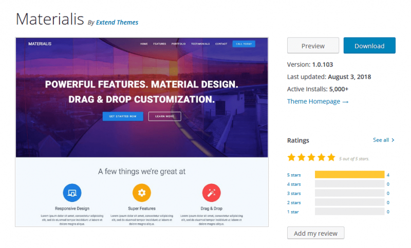 materialis-wordpress-theme