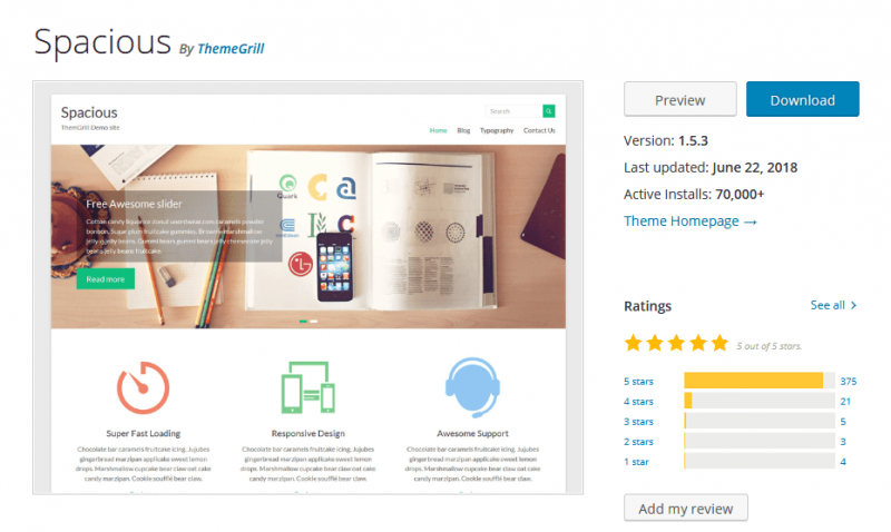 spacious-wordpress-theme