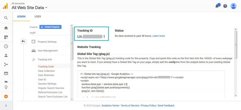 tracking-id-google analytics