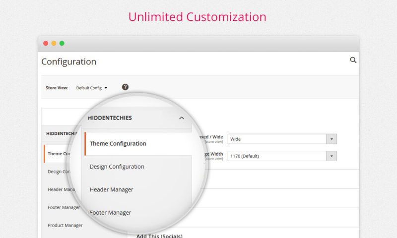 Unlimited-customization