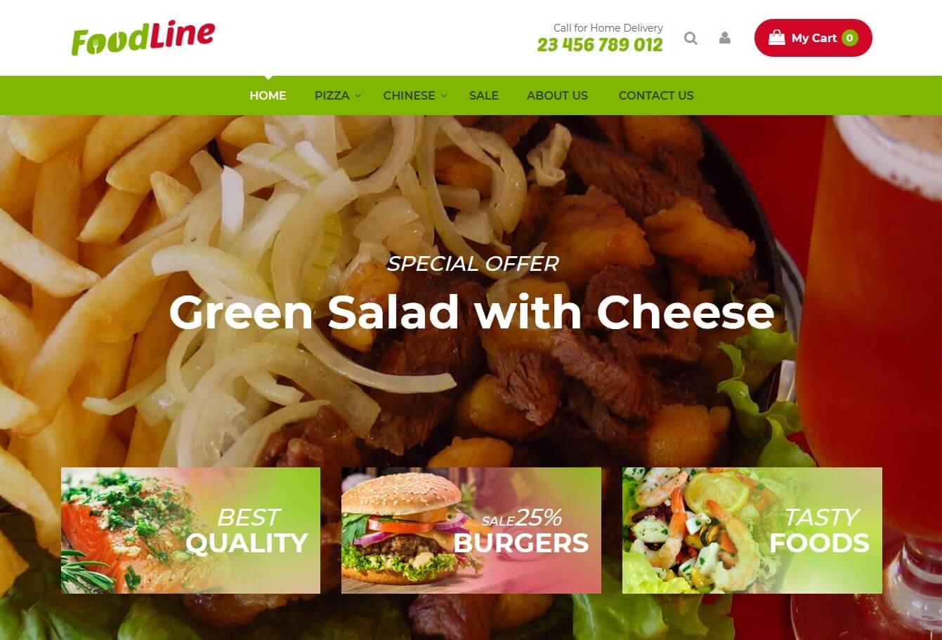 Foodline Magento Theme