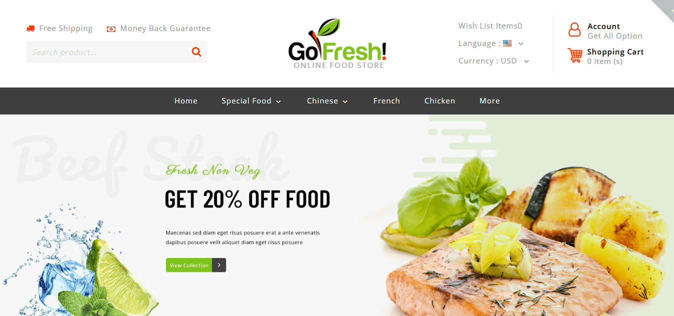 Gofresh Prestashop Theme