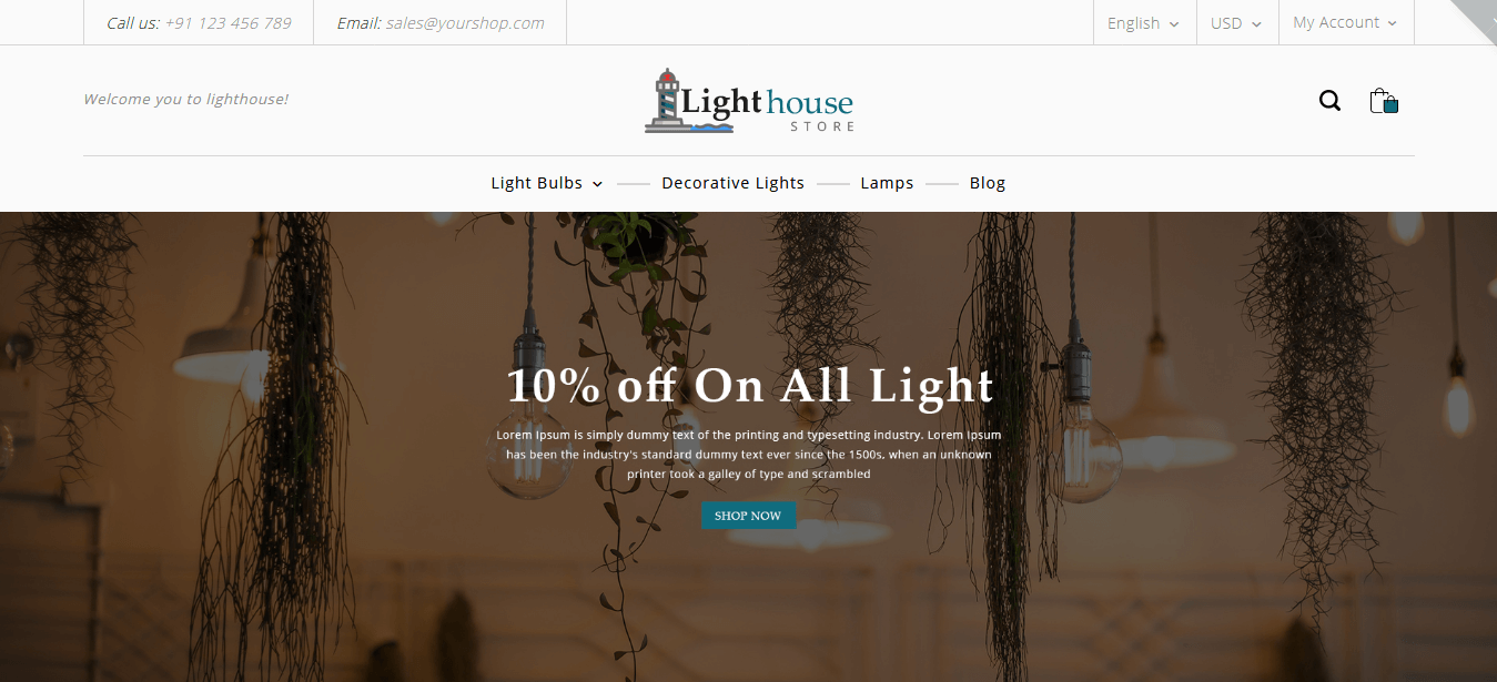 Lighthouse Prestashop Theme