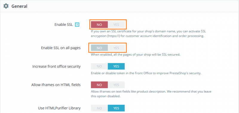 How to Enable SSL to PrestaShop? - HiddenTechies