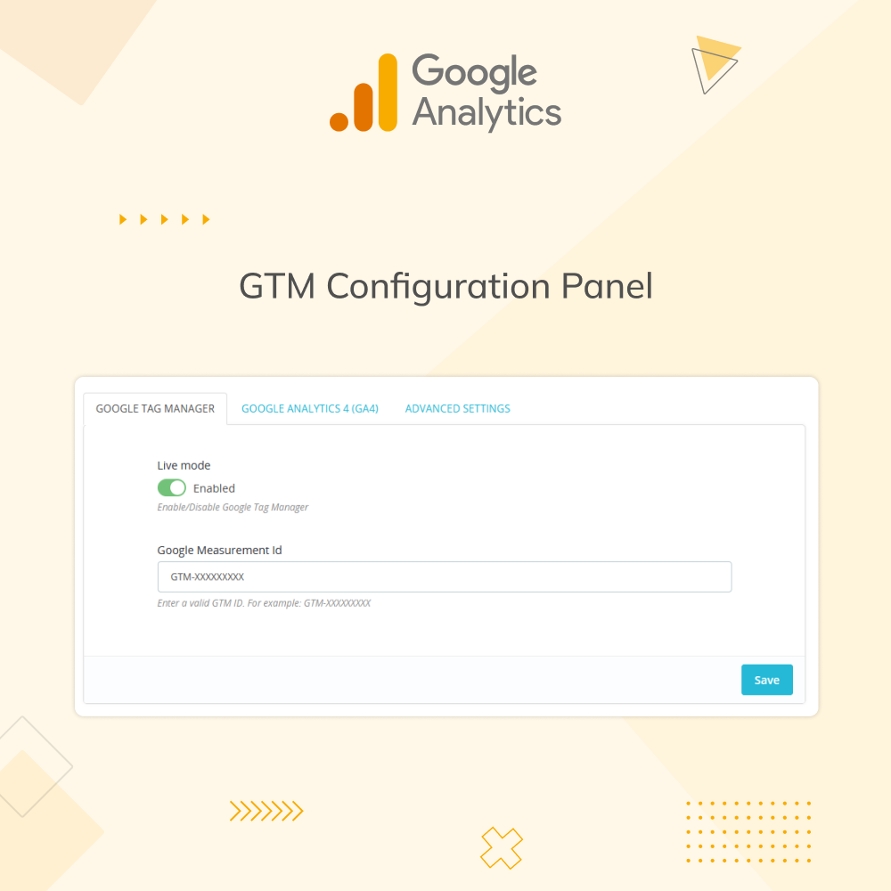 google tag manager for prestashop