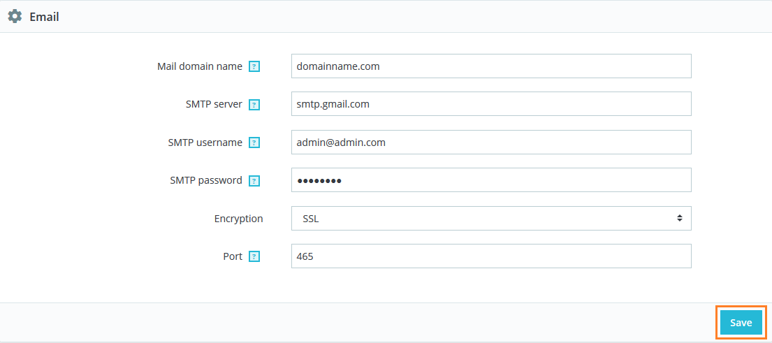 smtp-option-prestashop