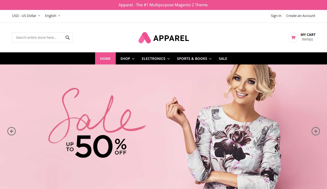 Apparel-Free-Magento 2 HiddenTechies