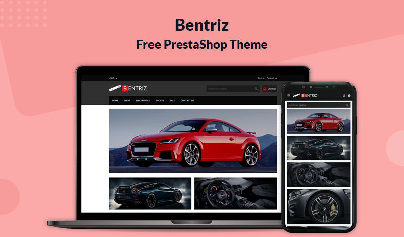 Bentriz – Auto Parts Free & Responsive Theme for Prestashop 1.7