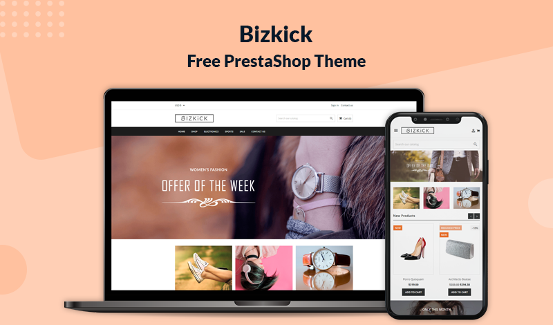 BizKick – Free & Responsive Theme for Prestashop 1.7