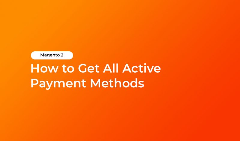 get all active payment methods