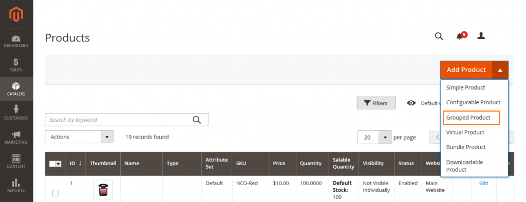 How to Create a Group Product in Magento 2