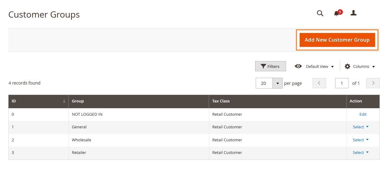 How to Create New Customer Group In Magento 2 - HiddenTechies