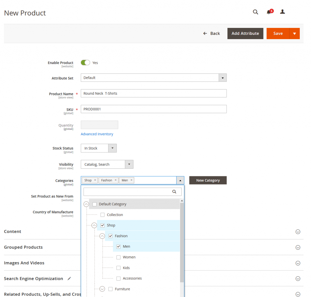 How to Create a Group Product in Magento 2