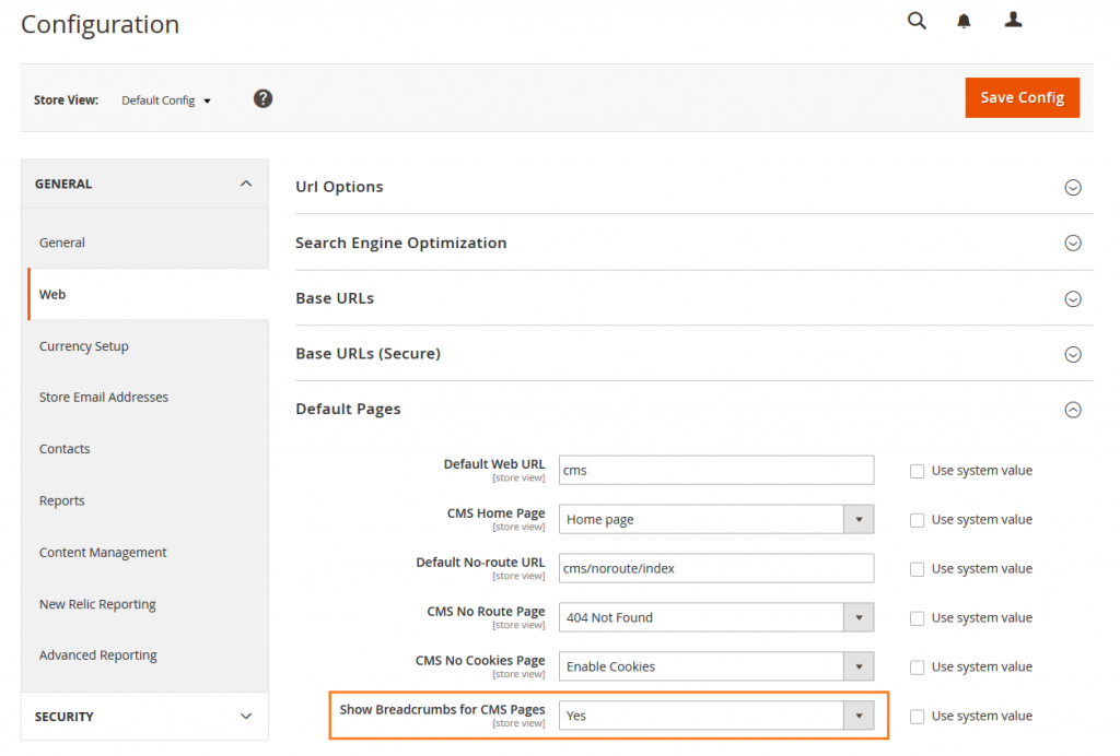 How to Show Breadcrumbs to CMS Pages in Magento 2