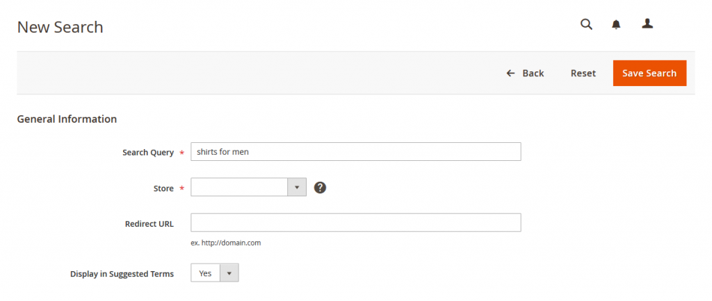 How to Add Search Terms in Magento 2