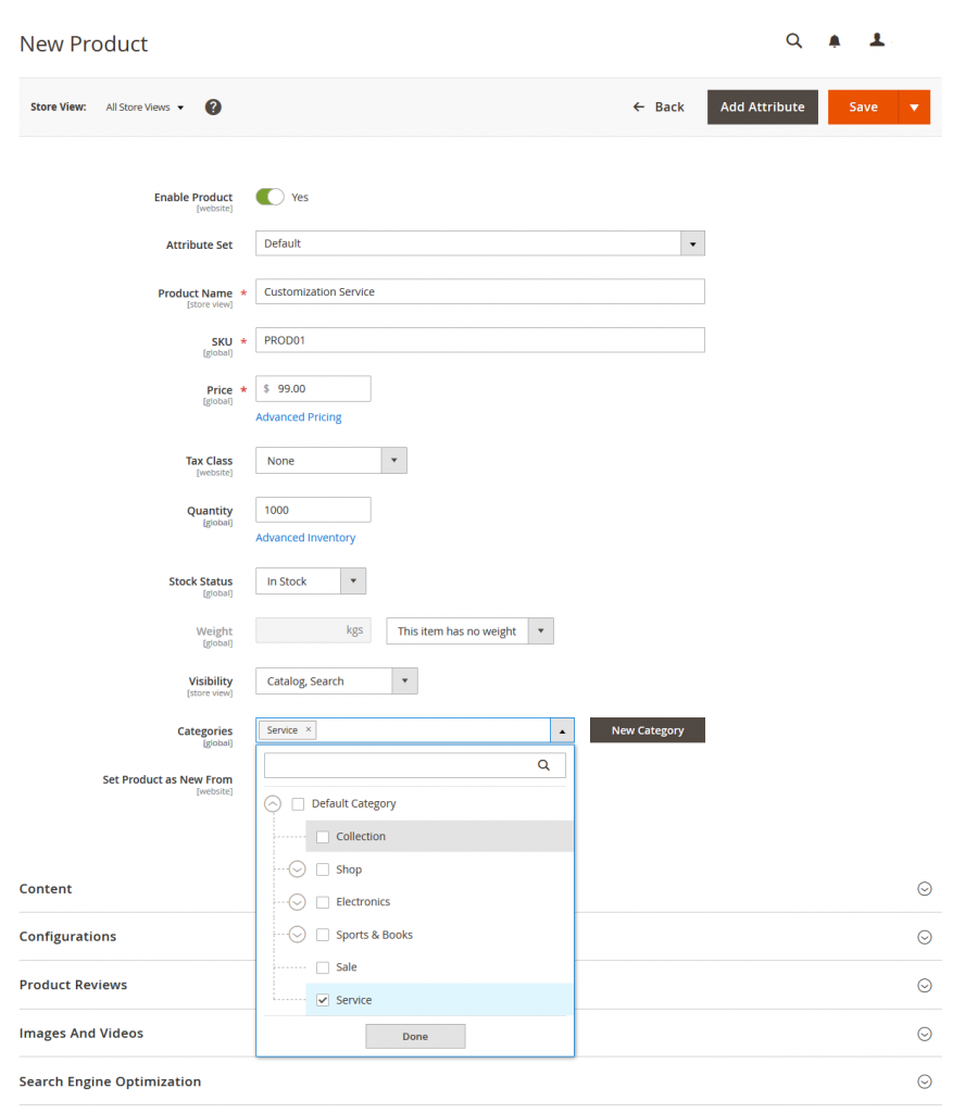 How to Create a Virtual Product in Magento 2