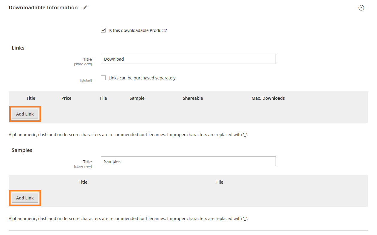 How to Create a Downloadable Product in Magento 2 - HiddenTechies