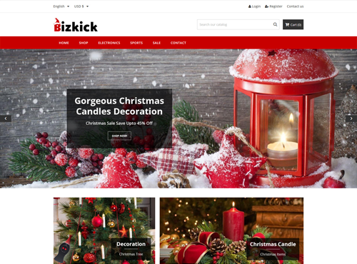 Christmas Prestashop Free Theme