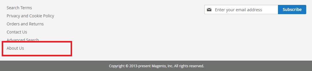 Magento 2 - How to Add Custom Links in Footer Links
