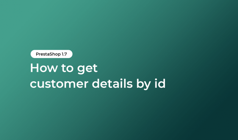 get customer details by id