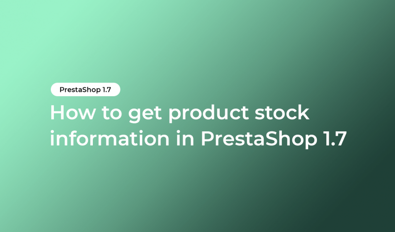 get product stock information
