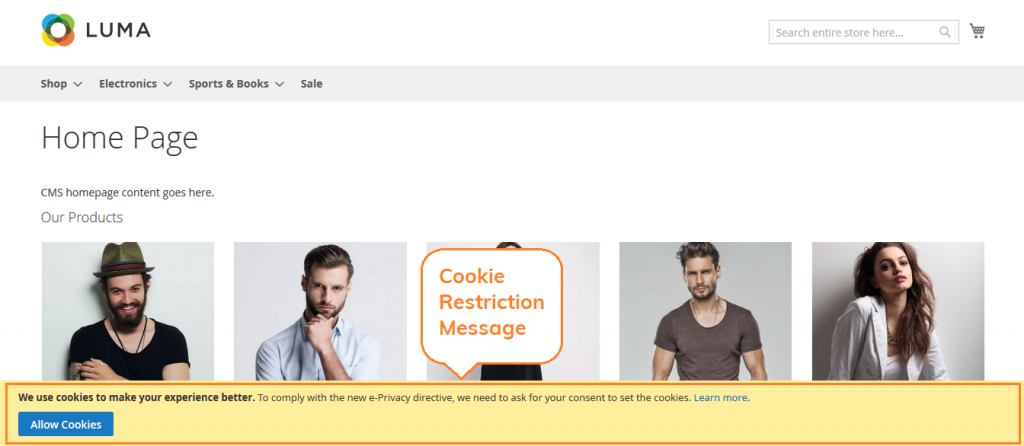 How to Enable Cookie Restriction Mode in Magento 2