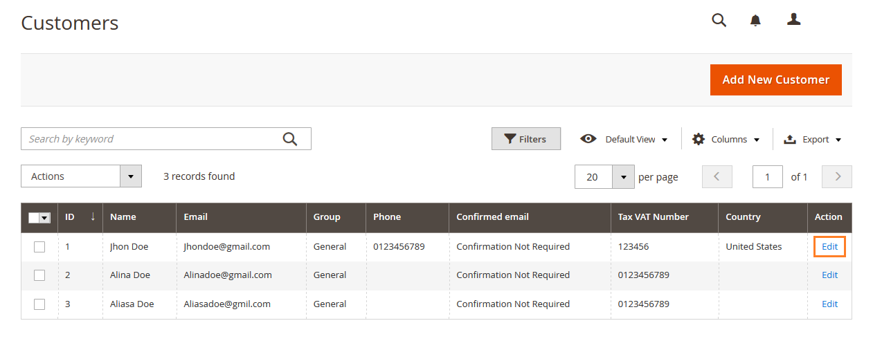 How to Update a Customer Profile in Magento 2 | HiddenTechies
