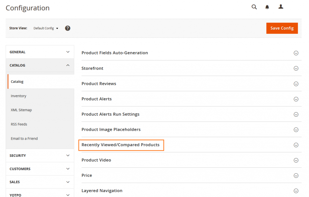How to Configure Recently Viewed/Compared Products in Magento 2