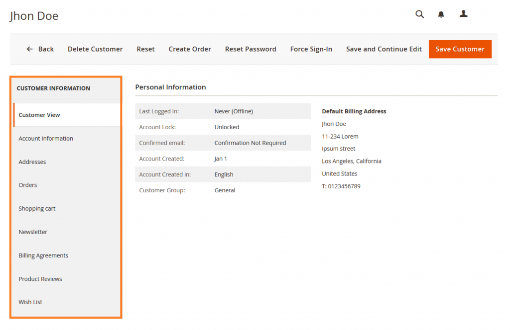 How to Update a Customer Profile in Magento 2