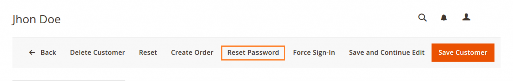How to Reset Customer Password from the Admin in Magento 2
