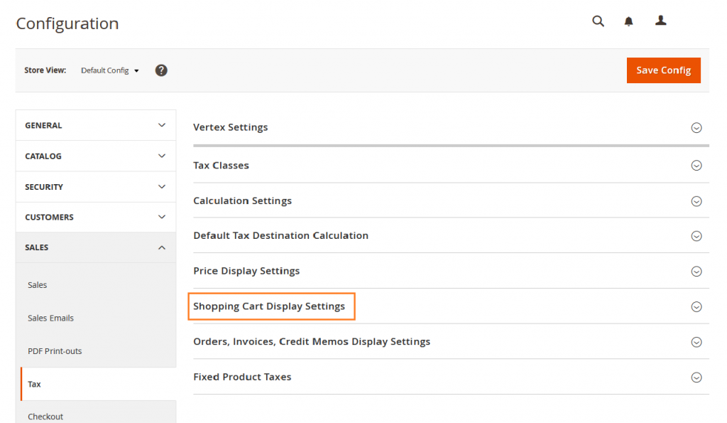 How to Configure Shopping Cart Price Display Settings in Magento 2