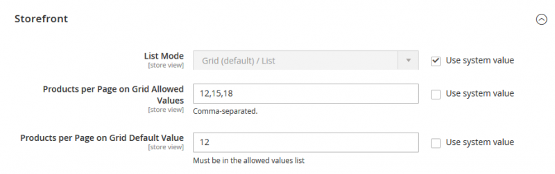 How to Change Products per Page on Grid in Magento 2