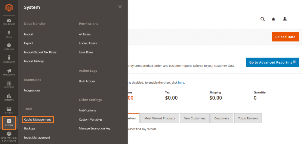 How to Refresh Specific Cache via Admin in Magento 2