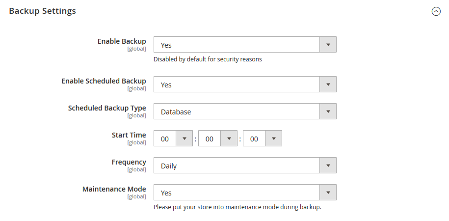 How to Schedule Backups in Magento 2