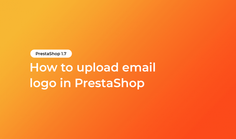 How to upload email logo in PrestaShop