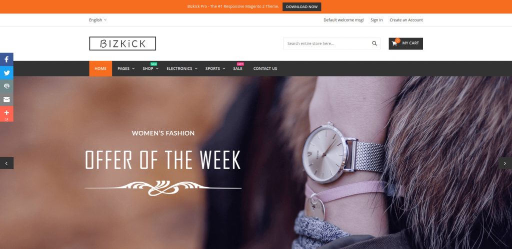 Customizable Responsive Magento 2 Themes