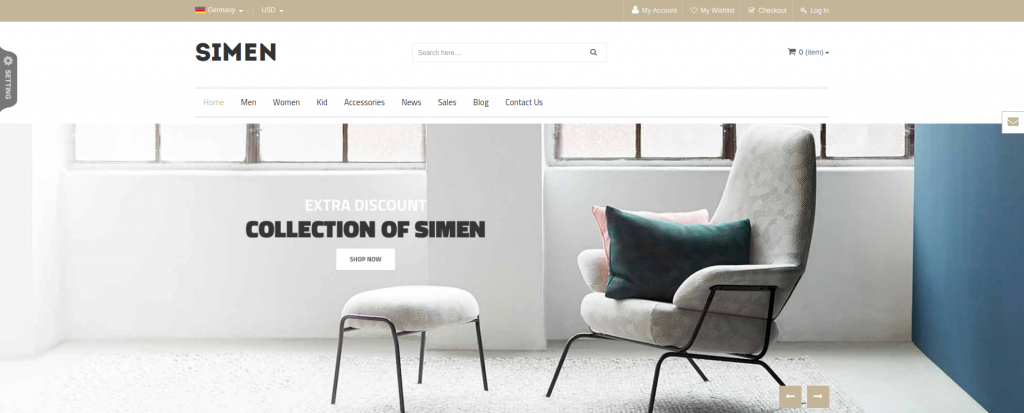 Top Minimal Furniture Magento 2 Templates