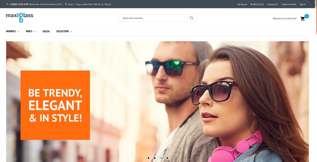 Best Mobile Ready Optical & Lens Magento 2 Themes