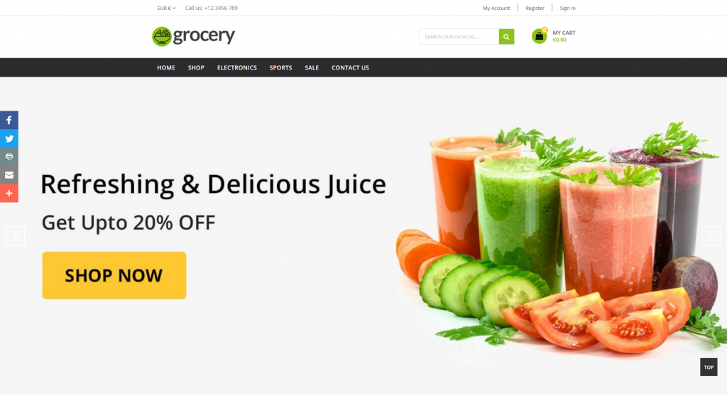 Best Mobile Ready Organic Food PrestaShop Templates