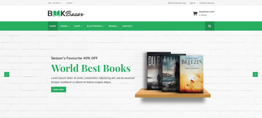 Most Trending Magento 2 Bookstore Templates